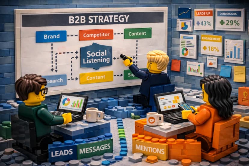 Stratégie de Social Listening pour équipes B2B (Framework)